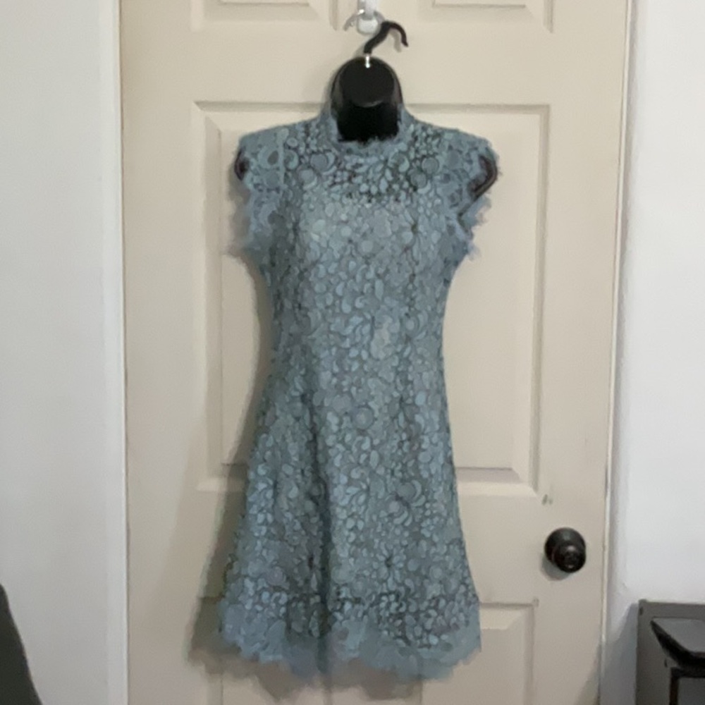 Topshop dress size 2 light blue